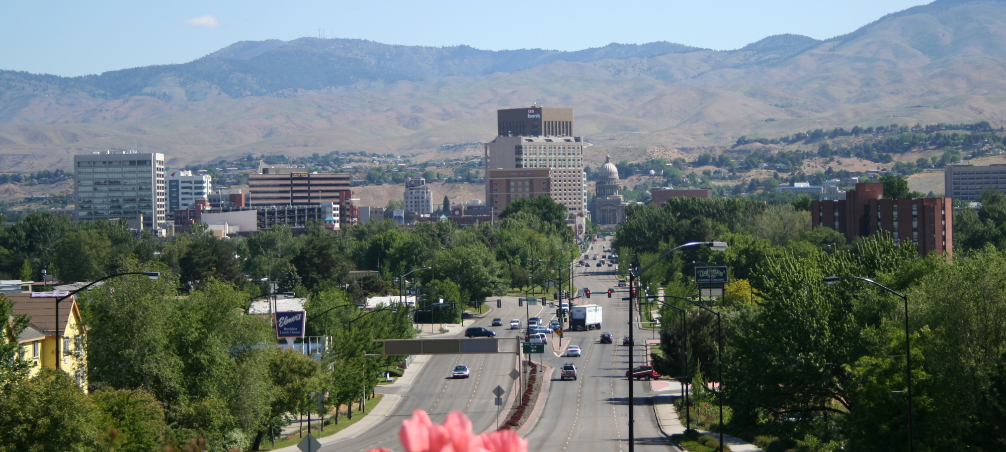 Capitol Boulevard in Downtown Boise, Capitol building